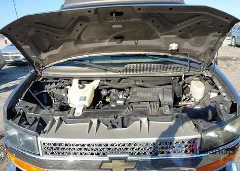 2015 Chevrolet Express 2500 Work Van from USA, damaged, VIN 1GCWGFCG2F1215948